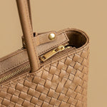 Women's Vintage Braided Tote Shoulder Messenger Bag