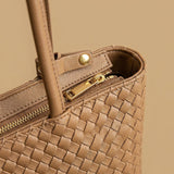 Women's Vintage Braided Tote Shoulder Messenger Bag