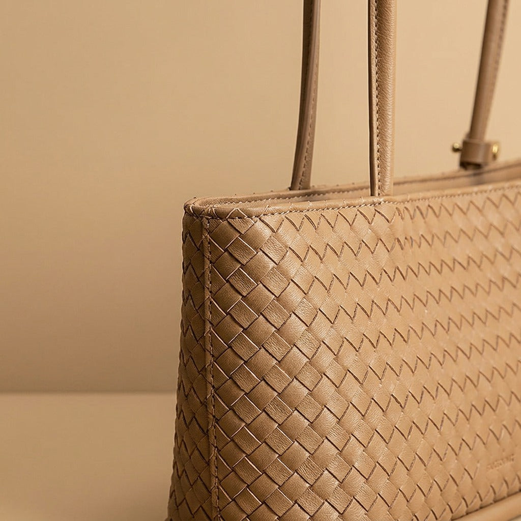 Women's Vintage Braided Tote Shoulder Messenger Bag
