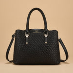 Woven Texture Three-piece Set Large Capacity One Shoulder Combination Bags