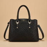 Woven Texture Three-piece Set Large Capacity One Shoulder Combination Bags