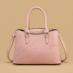 Woven Texture Three-piece Set Large Capacity One Shoulder Combination Bags
