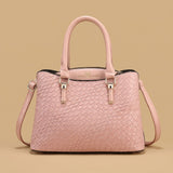 Woven Texture Three-piece Set Large Capacity One Shoulder Combination Bags