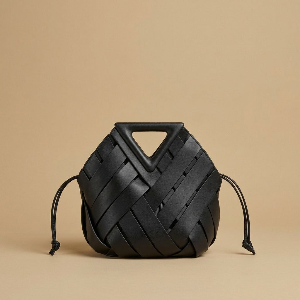 Triangle Magnetic Buckle Handbag Crossbody Women Bag