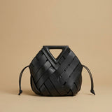 Triangle Magnetic Buckle Handbag Crossbody Women Bag