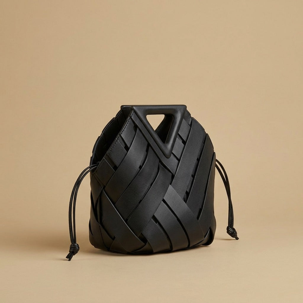 Triangle Magnetic Buckle Handbag Crossbody Women Bag