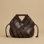 Triangle Magnetic Buckle Handbag Crossbody Women Bag
